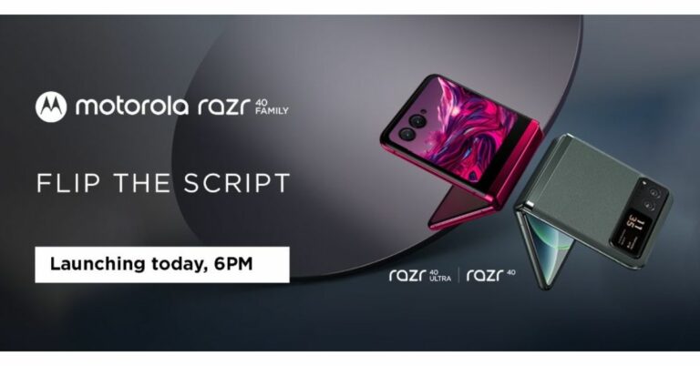 Motorola Razr 40 and Motorola Razr 40 Ultra India launch today: Livestream details