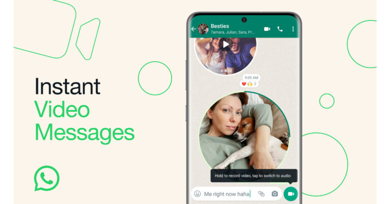 Now you can send instant video messages on WhatsApp instead of text messages