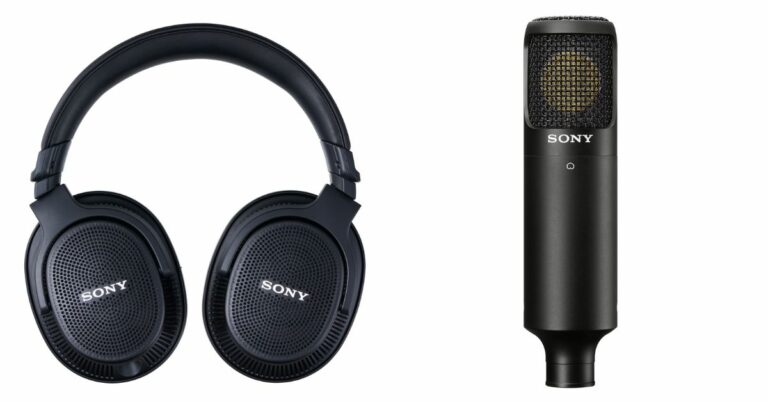 Sony MDR-MV1 Reference Monitor Headphones and C-80 microphone announced in India