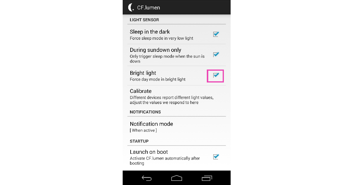 Use the CF.lumen app