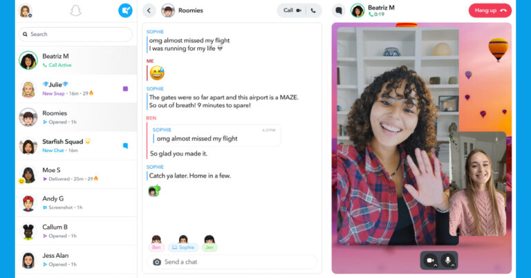 Use the Snapchat desktop app