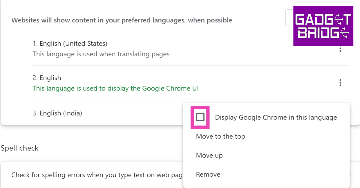 Select Display Google Chrome in this language. How to change your language in Google on a PC or a smartphone?
