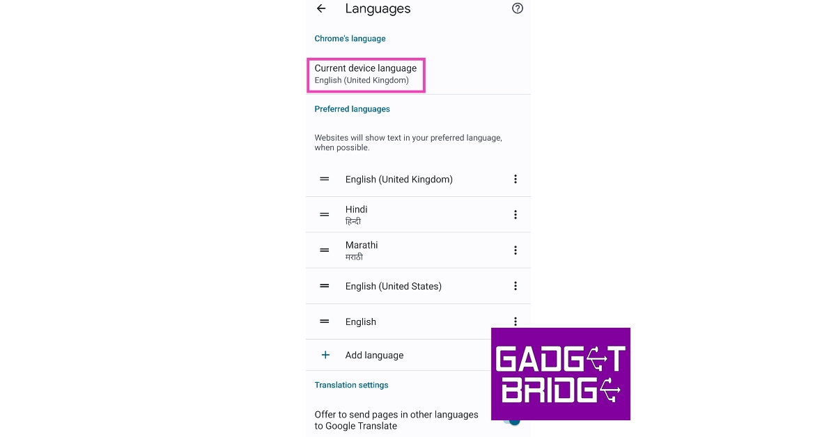 Tap on Current device language. How to change your language in Google on a PC or a smartphone?