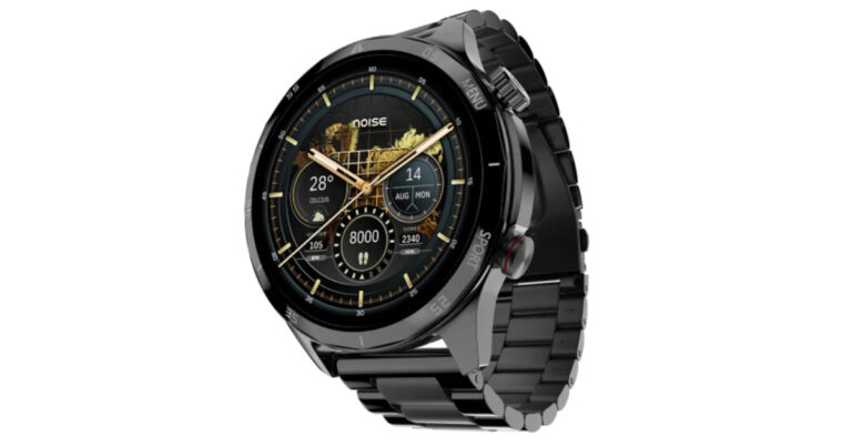 NoiseFit Metallix smartwatch with metallic finish launched in India