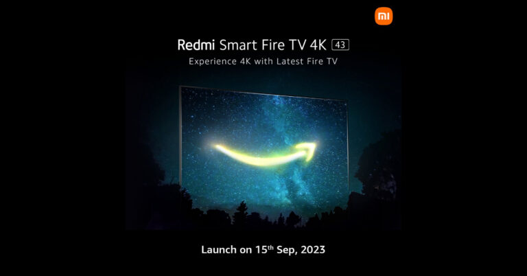 Redmi Smart Fire TV 4K India launch confirmed to take place on September 15