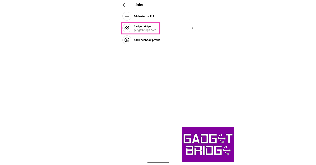 Step 5: Select the link you want to delete. How to add multiple links to your Instagram bio?