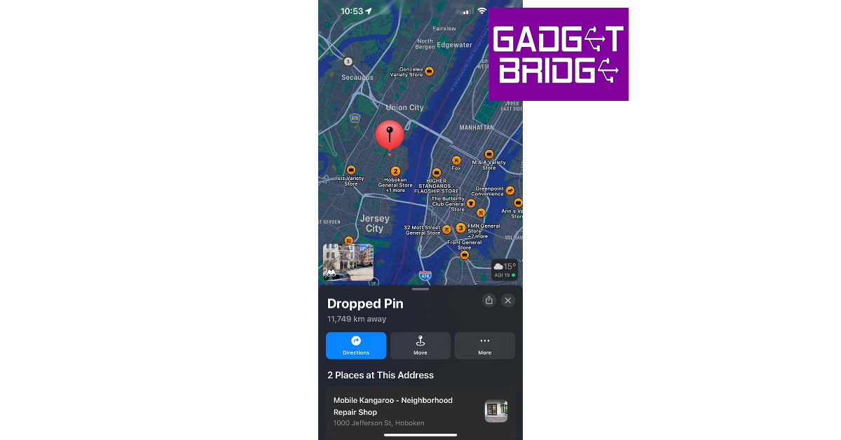 Step 3: Tap on a location to drop the pin. Top 4 Ways to Download and Use Offline Maps on Apple Maps