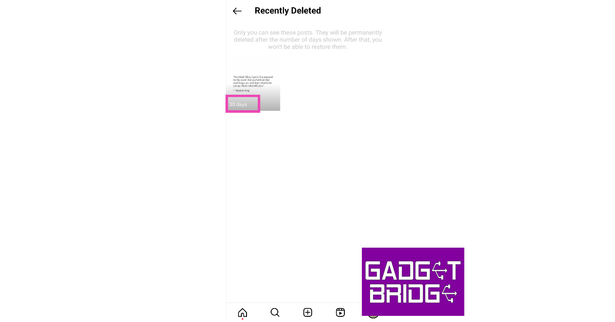Step 5: Select the post you want to restore. In this article, we show you how to delete all of your Instagram posts at once and then restore them. Read more to find out.