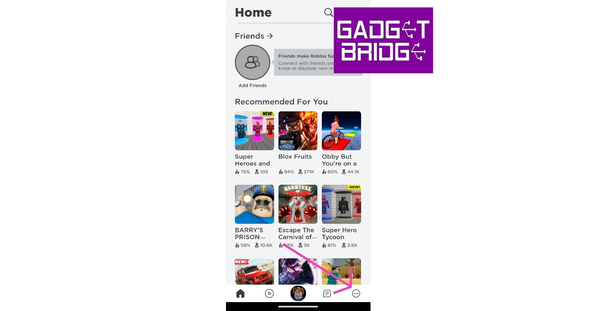 Step 3: Tap the ellipses at the bottom right corner of the screen. How to enable voice chat on Roblox? Top 2 Ways