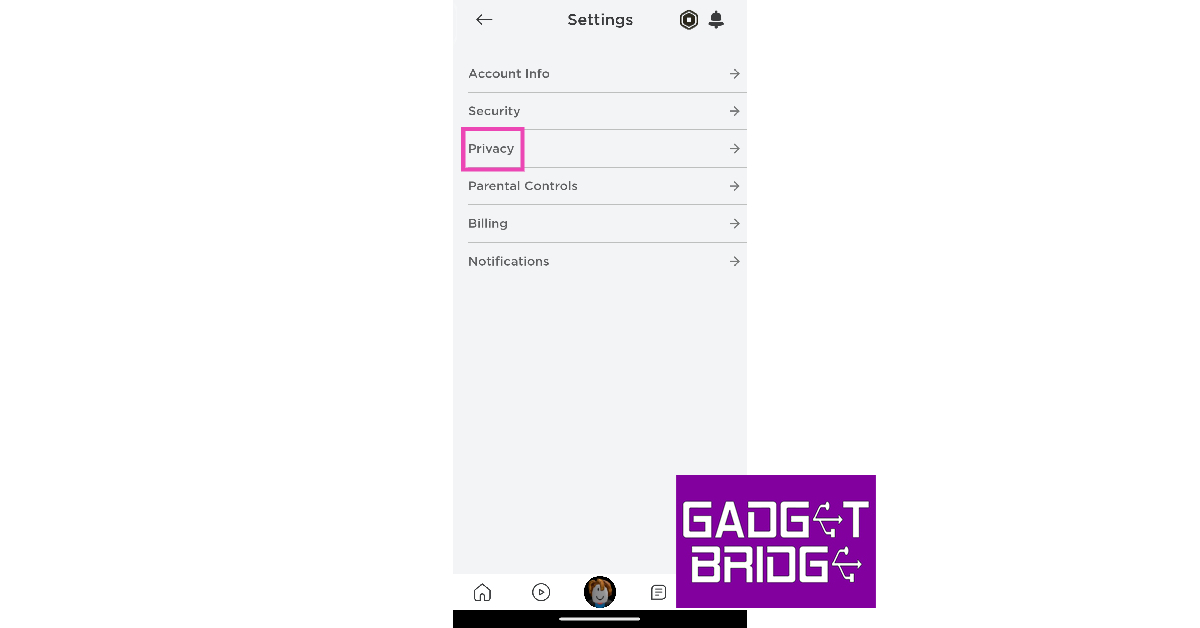 Step 5: Tap on Privacy. How to enable voice chat on Roblox? Top 2 Ways