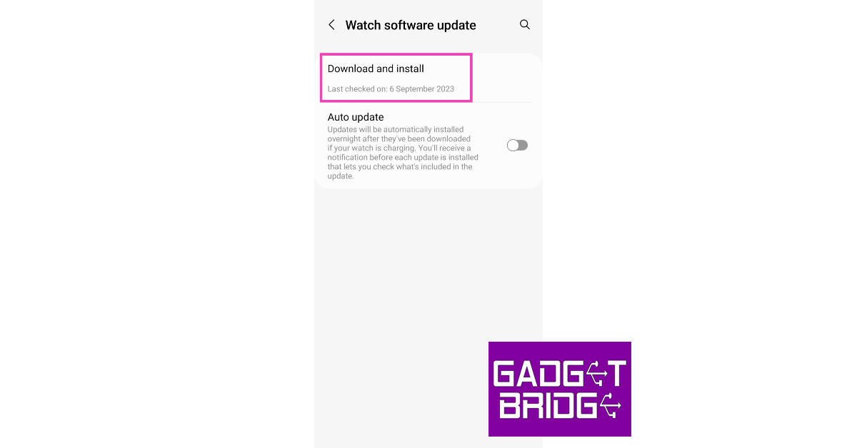 Step 4: Tap on Download and Install.