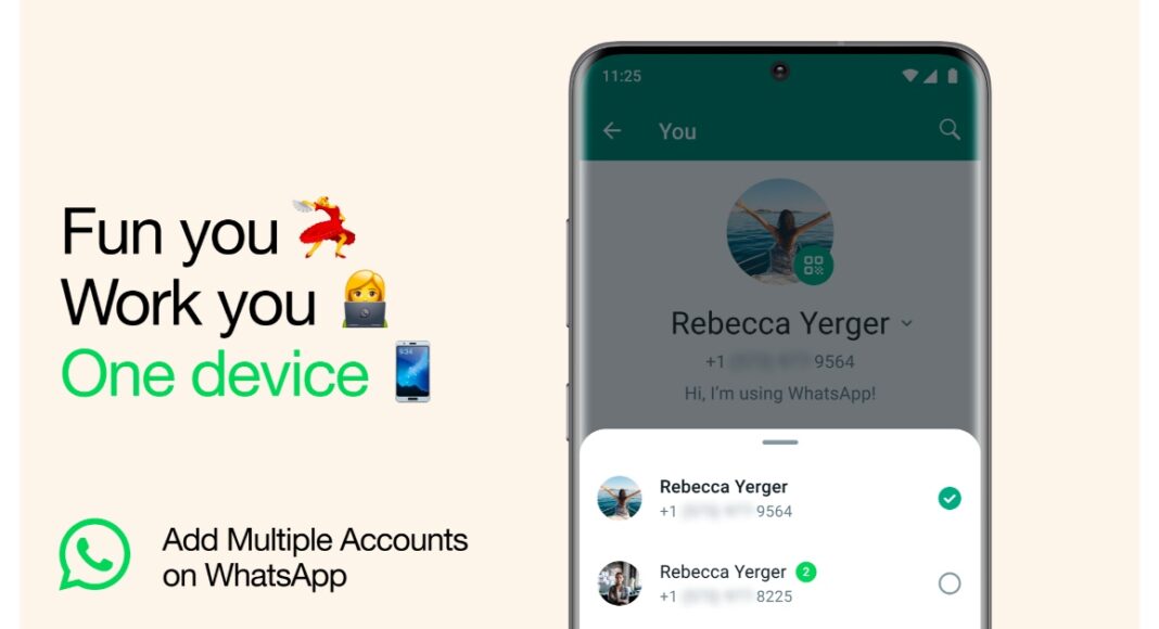 WhatsApp multiple accounts feature released, available for Android