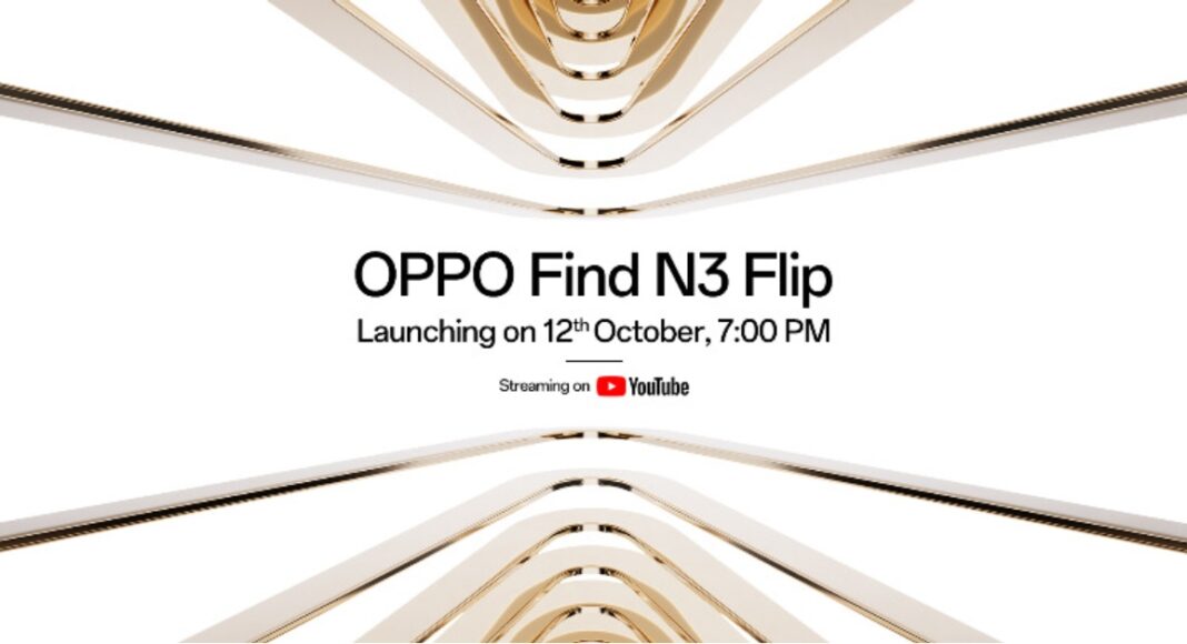 Oppo Find N3 Flip India launch to take place on October 12
