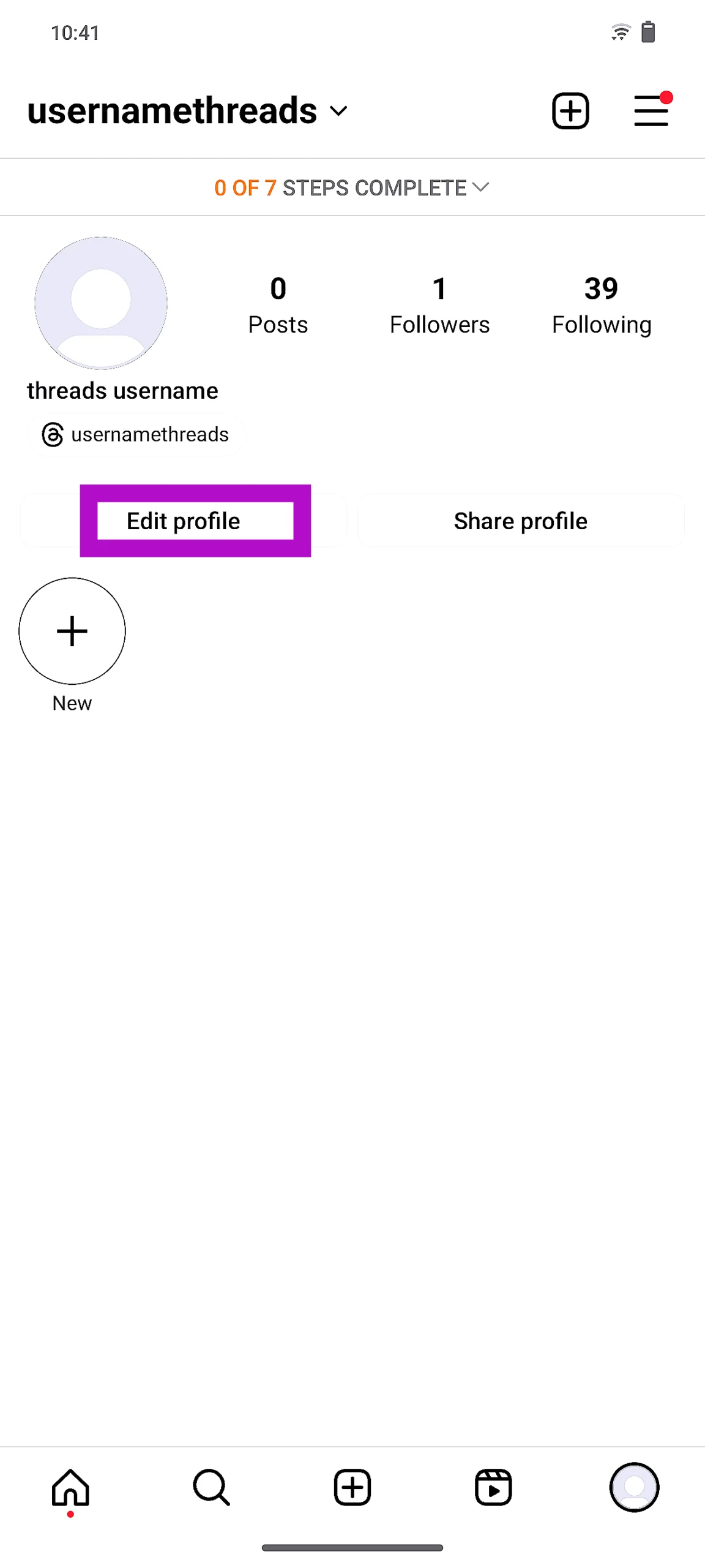 Step 6: Go back to your profile and select Edit profile. How to add your email to your Instagram account, bio, or story? Top 3 ways