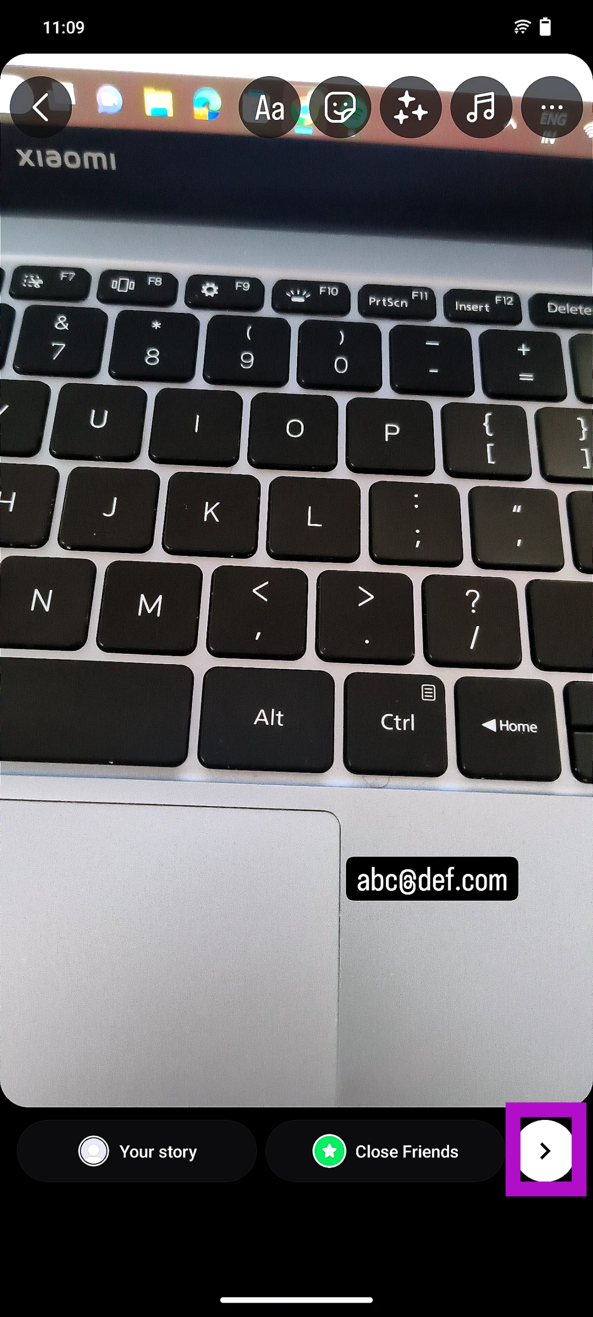 Step 3: Hit Done. How to add your email to your Instagram account, bio, or story? Top 3 ways