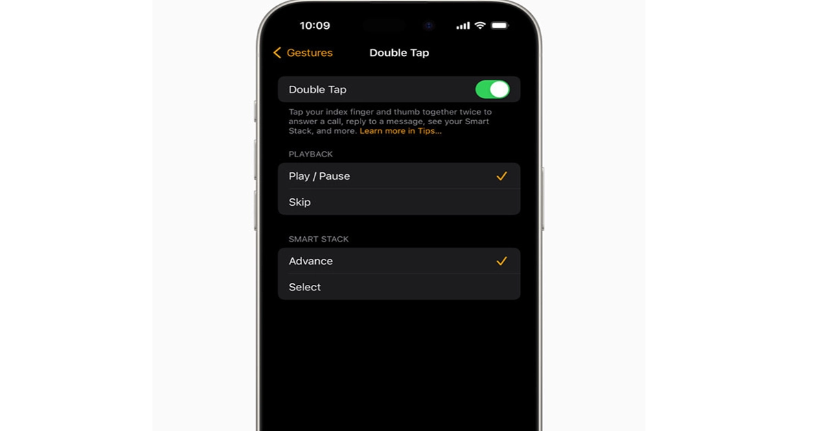 The new double tap gesture will allow users to easily control the Apple Watch Series 9 and Apple Watch Ultra 2 using just one hand and without touching the display.