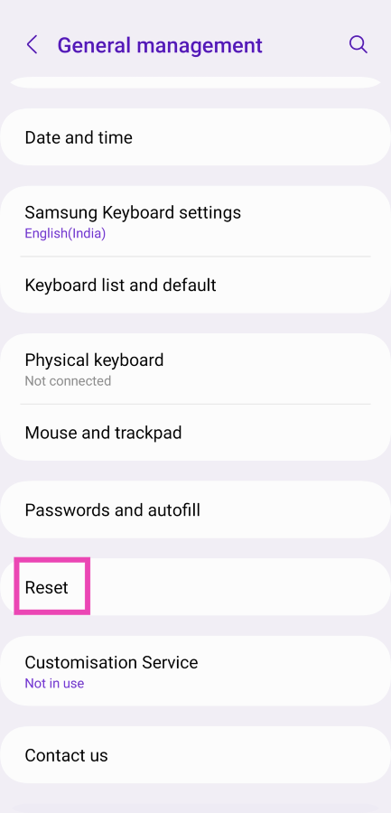 Step 2: Tap on Reset. Top 9 ways to fix ‘Android phone screen keeps turning on randomly’