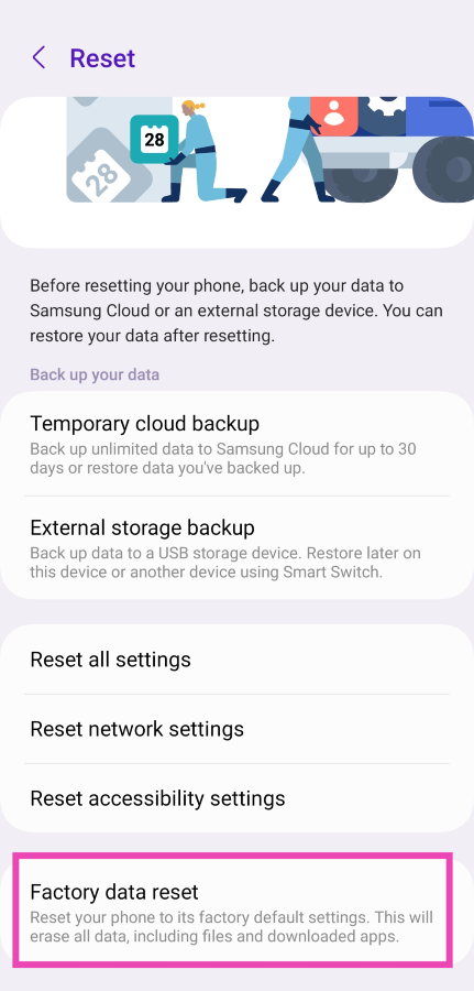 Step 3: Select Factory data reset. Top 9 ways to fix ‘Android phone screen keeps turning on randomly’