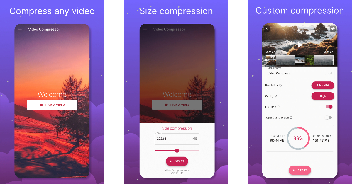 Videos & Movies Compressor