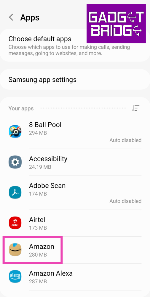 Step 2: Tap on the app that has been spamming your notifications.