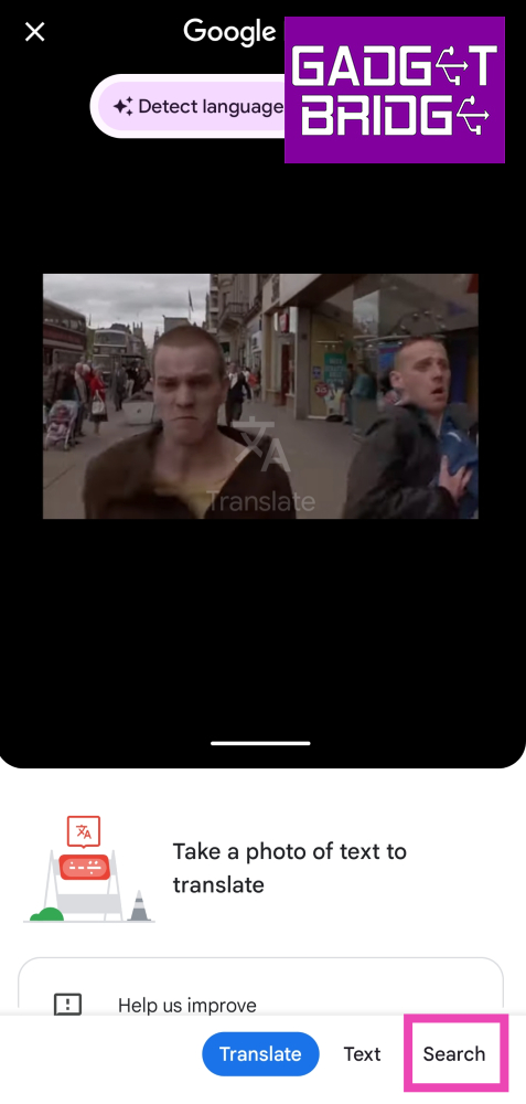 Step 4: Use the cropping tool to cover the entire image. Top 5 Ways To Search By Video To Find Video Source