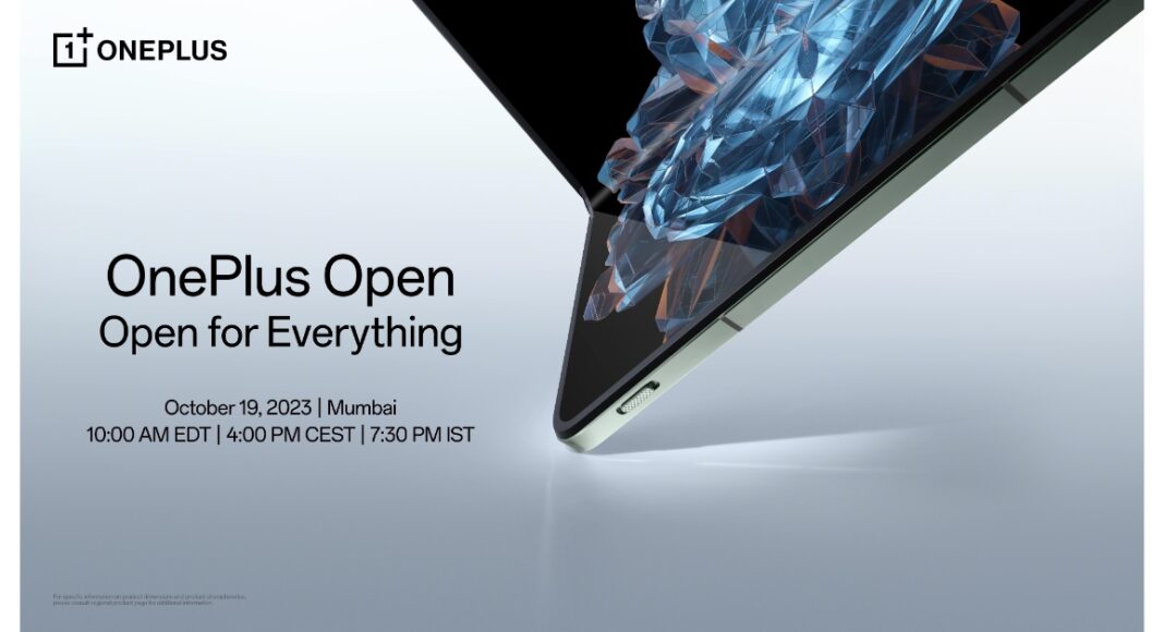 OnePlus Open India launch to take place on October 19