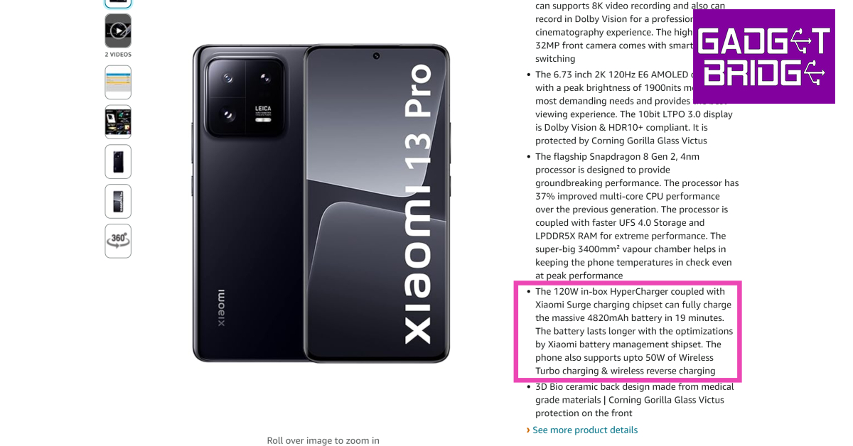 Check the smartphone’s Amazon page