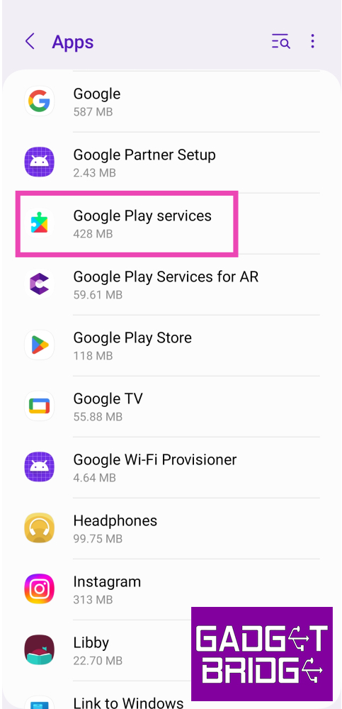 Step 2: Tap on Google Play Services. Top 10 Ways to Fix YouTube App Crashing or Not Working On Android