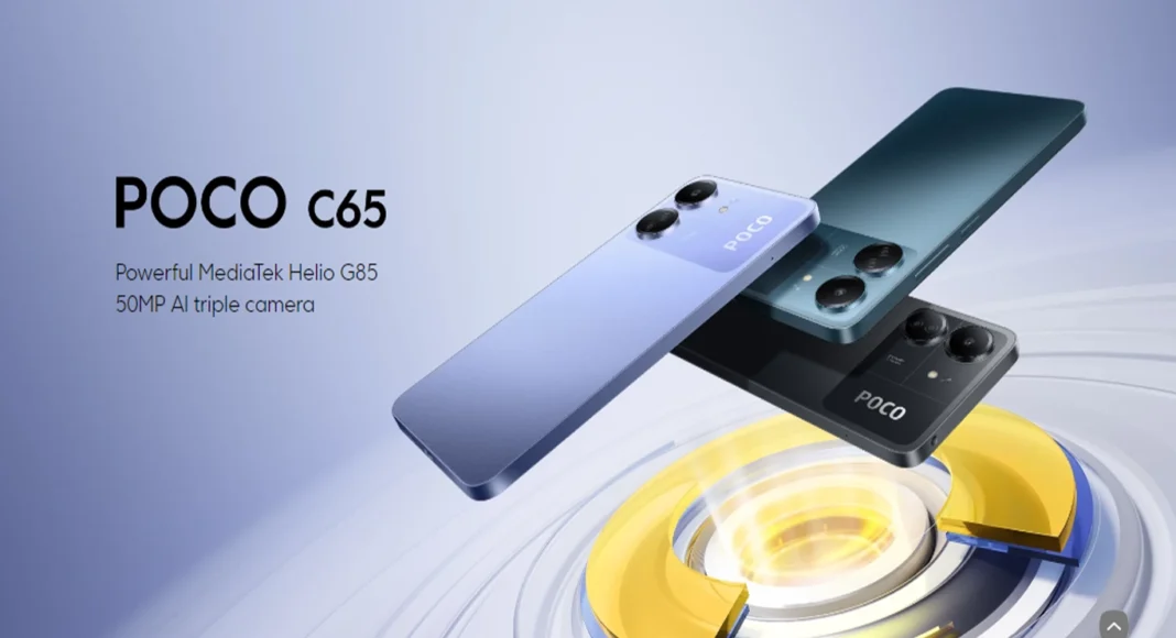 Poco C65 with 50-megapixel dual camera setup launched globally