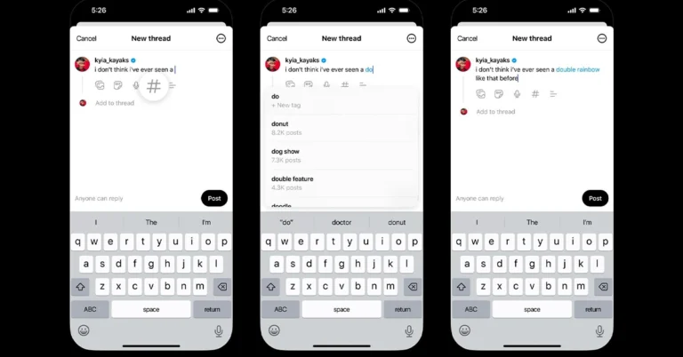 Threads is testing hashtags like Tags on its platform to allow users to tag topics