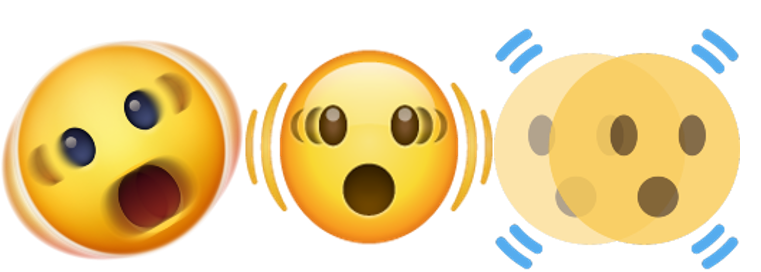 Shaking face emoji