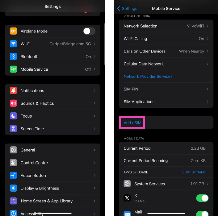 Check your iPhone’s cellular settings Best 4 ways to check if your smartphone is e-SIM compatible