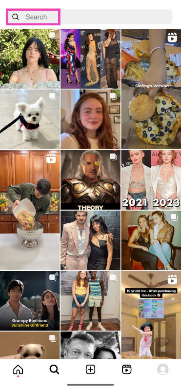 Step 3: Tap the search bar.