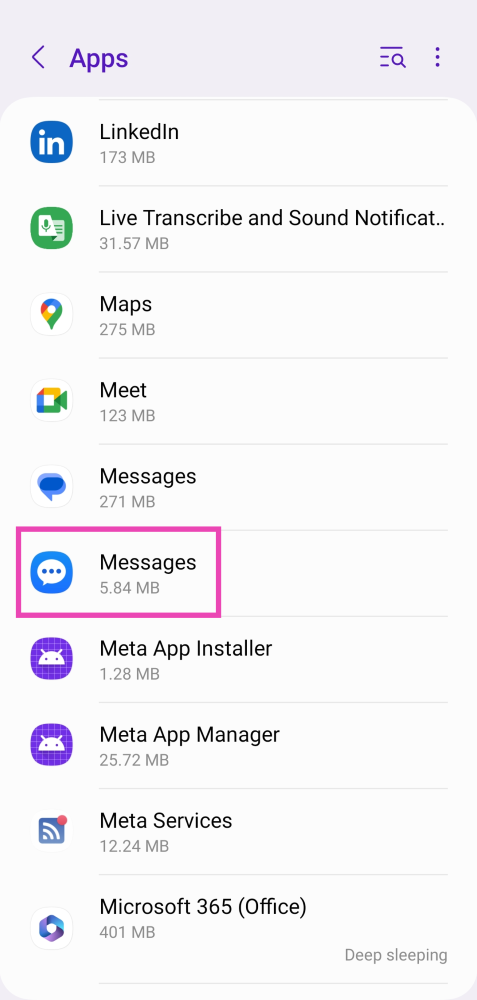 Step 2: Select the native messaging app. Top 6 ways to fix Android won't send MMS or picture messages