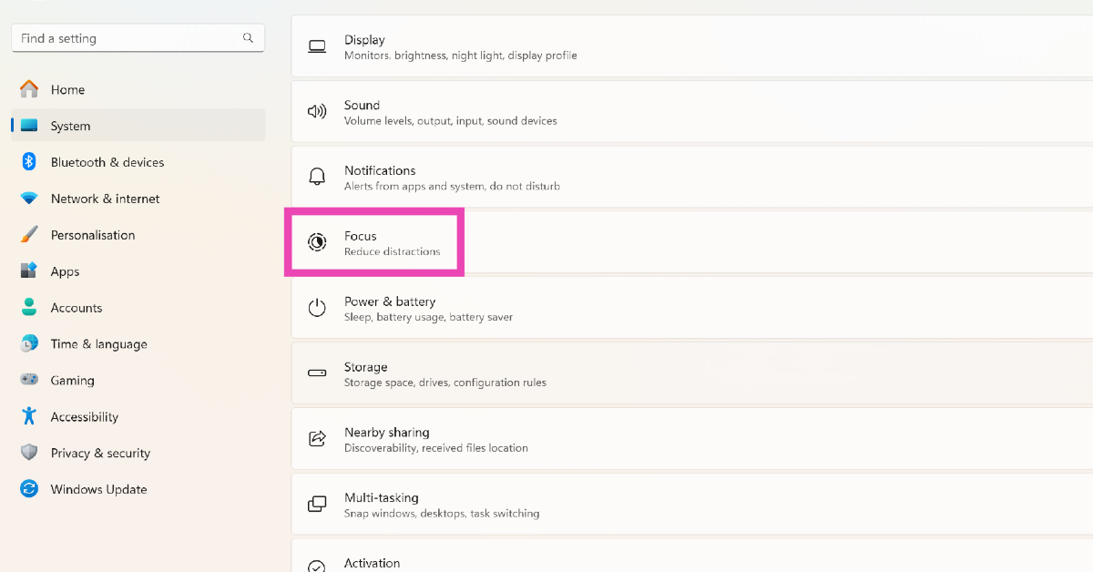 Step 2: Click on Focus. Top 10 Ways to Fix Microsoft Teams Notifications Not Working in Windows 10 and 11