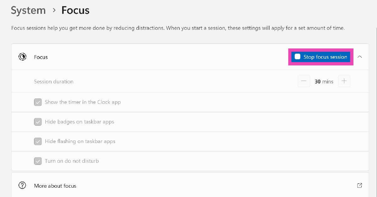 Step 3: Click on Stop focus session. Top 10 Ways to Fix Microsoft Teams Notifications Not Working in Windows 10 and 11