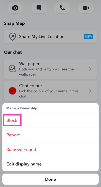 Step 4: Hit Block.