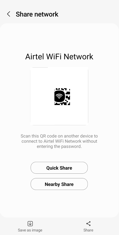 Step 4: Download a QR code scanner app and load the screenshot to read it.