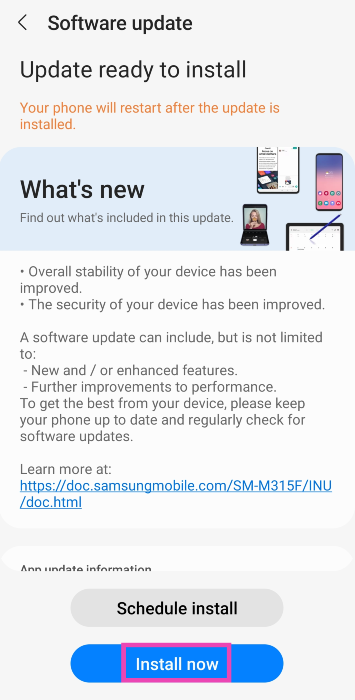 Step 3: Once the update has been downloaded, tap on Install Now. 9 easy methods to fix ‘WhatsApp Call Not Ringing’ when Android phone is locked