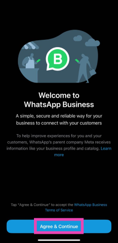 Step 2: Launch WhatsApp Business and agree to the terms and conditions. Top 4 ways to use multiple WhatsApp accounts on the same phone (Android and iOS)