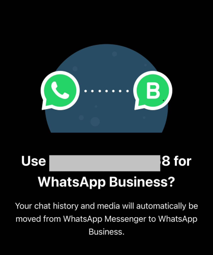 Step 3: If you are already using WhatsApp on your iPhone, you will be prompted to use the same number for WhatsApp Business. Select Use a different number instead. Top 4 ways to use multiple WhatsApp accounts on the same phone (Android and iOS)