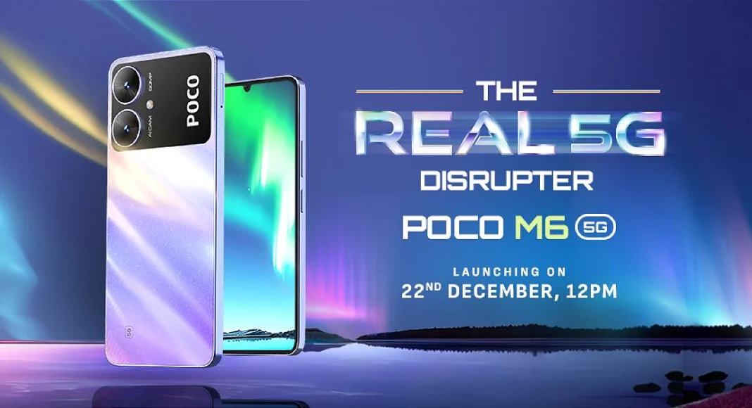 Poco M6 5G confirmed to launch in India on December 22