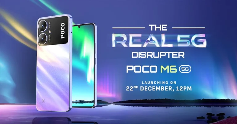 Poco M6 5G confirmed to launch in India on December 22