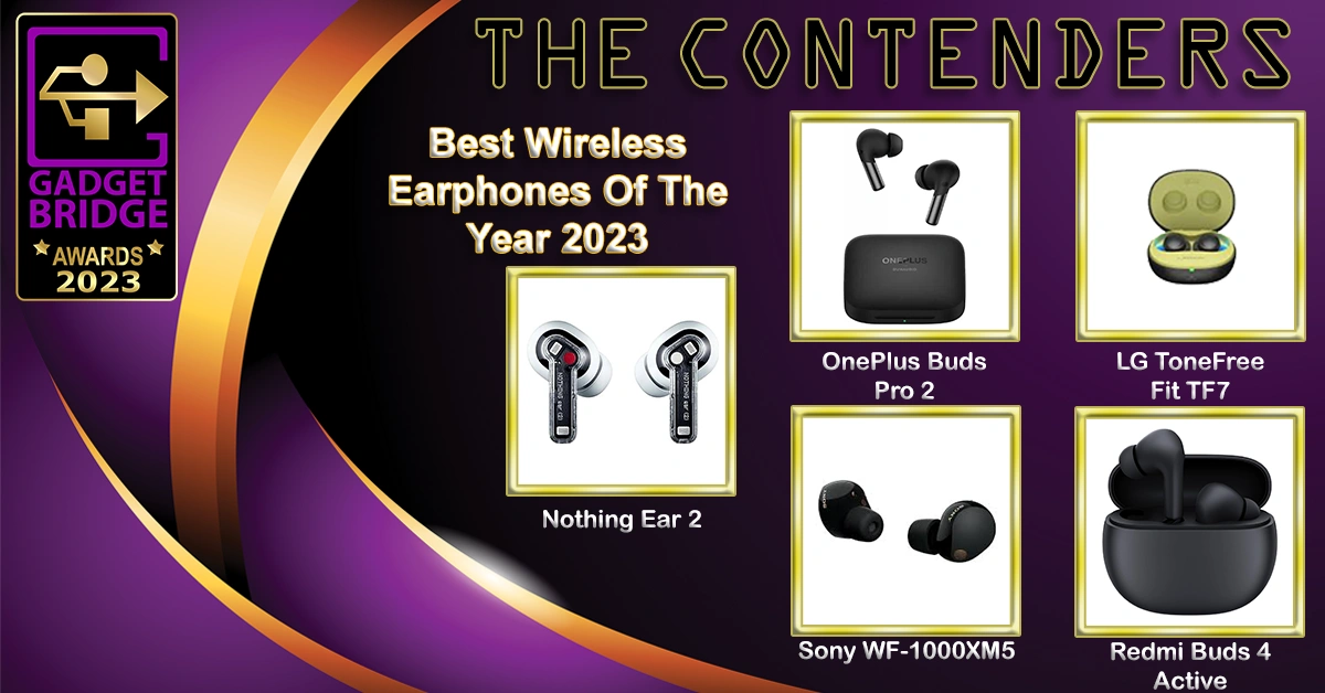 Best Wireless Earphones Of The Year 2023 - Indian Gadget Bridge Awards 2023