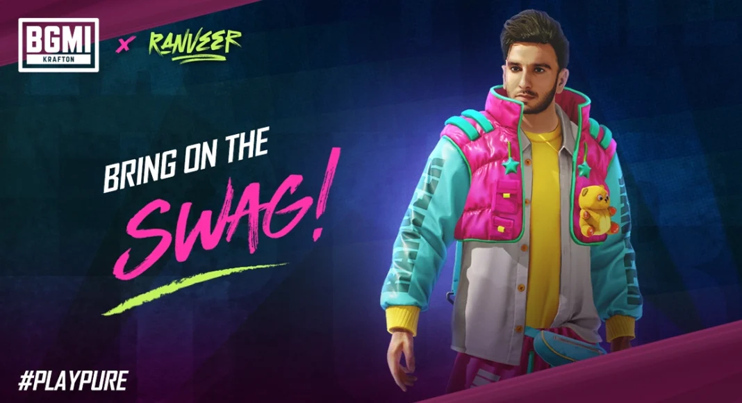 Krafton brings Bollywood star Ranveer Singh on board as BGMI's official ambassador