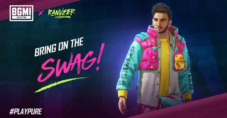Krafton brings Bollywood star Ranveer Singh on board as BGMI's official ambassador