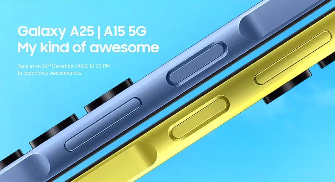 Samsung Galaxy A25 5G and Galaxy A15 5G launching in India today