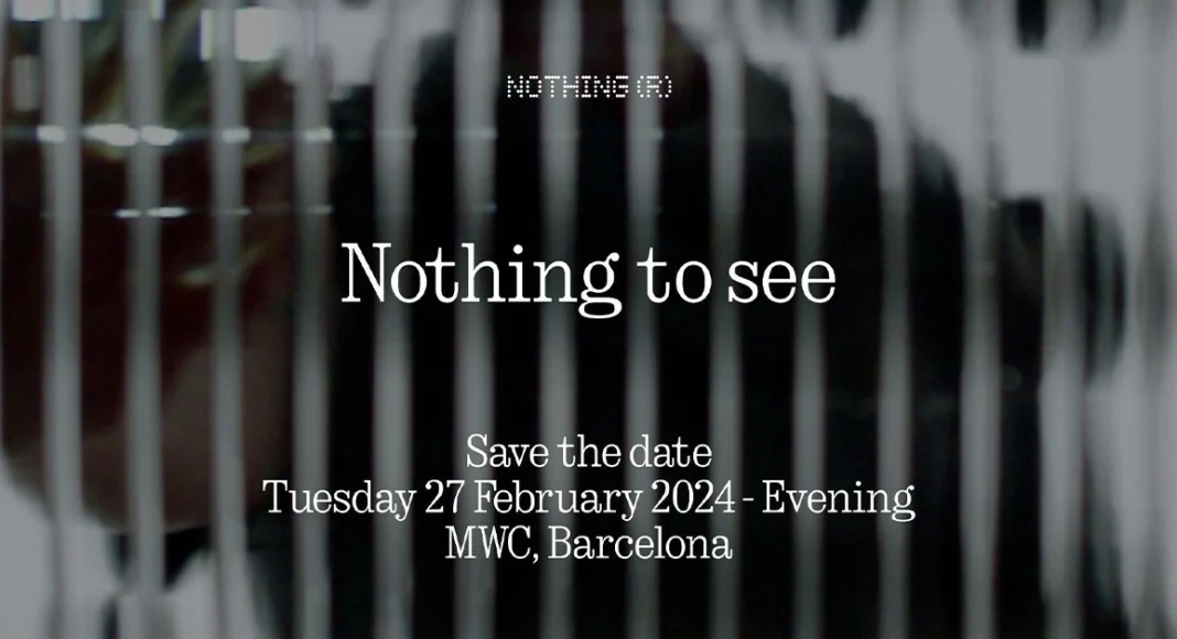 Nothing to host an event at MWC 2024, February 27 event scheduled