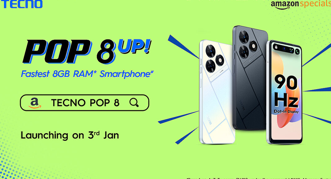 Tecno Pop 8 confirmed to launch in India on this day: Tech specs revealed too
