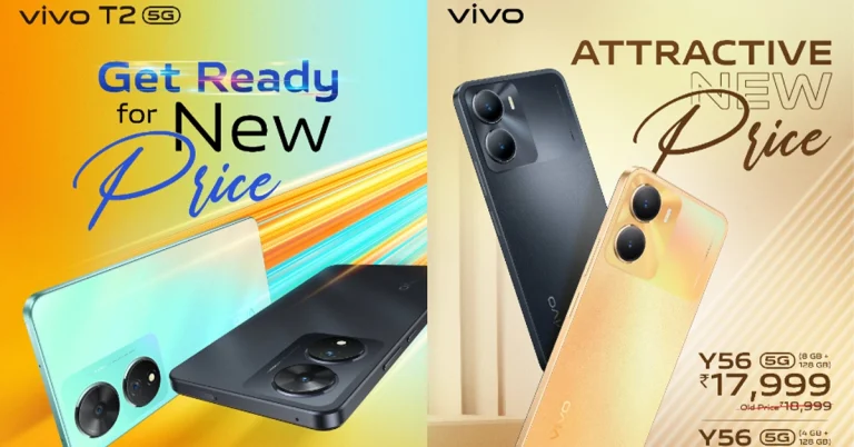 Vivo T2 5G and Vivo Y56 prices in India dropped: Details Inside